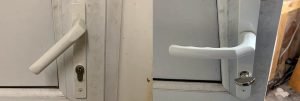 upvc door handle fix
